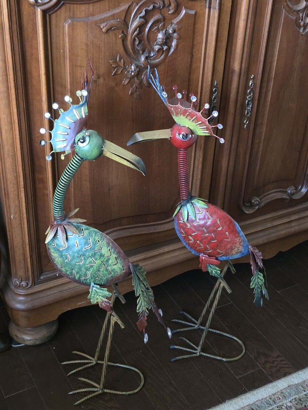 Metal Bird Sculptures